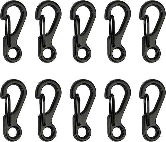 SWATOM Small Mini Carabiner Clip Tiny Spring Snap Hook Keychains Micro by SWATOM