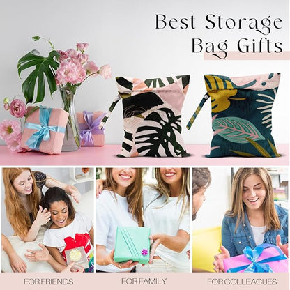 2 Pcs Wet Bag, Waterproof Wet Dry Bag, Small Laundry Bag, - Image 6