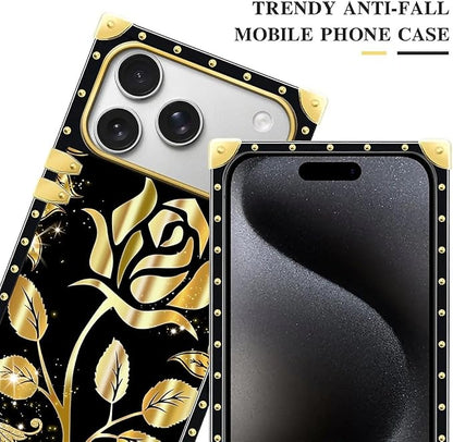 for iPhone 17 Pro Case Luxury Golden Decoration - Image 4