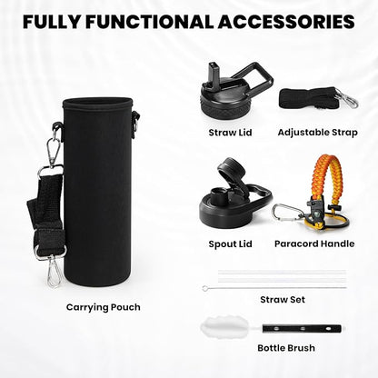 RAYMYLO Insulated Water Bottle 24oz, Triple Wall Vacuum Stainless Steel - Image 6