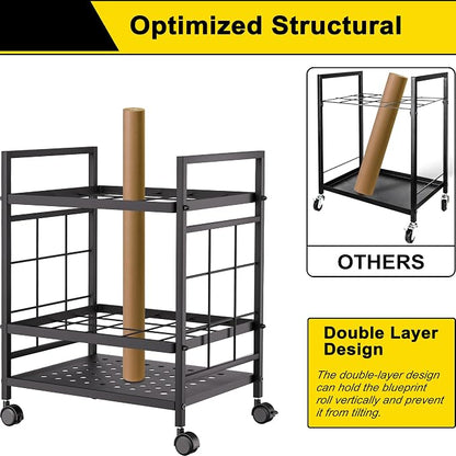 Blueprint Storage Rack, Used for Storing - Image 6