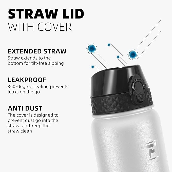 Fanhaw 40 oz Insulated Stainless Steel Water Bottle - Image 4