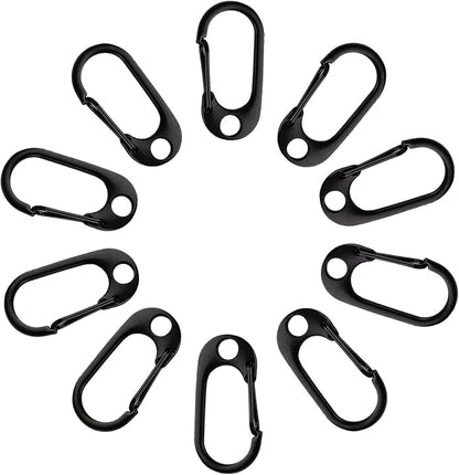 SWATOM Small Mini Carabiner Clip Tiny Spring Snap Hook Keychains Micro - Image 5