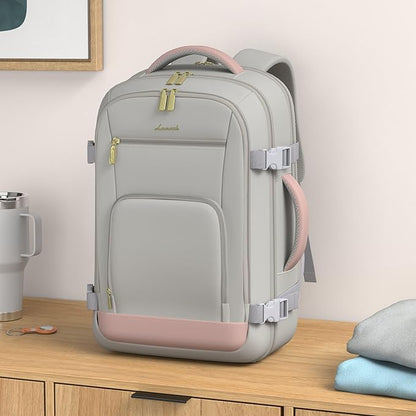 LOVEVOOK Large Travel Backpack For Women, 50L Carry On Backpack Flight Approved - Image 2