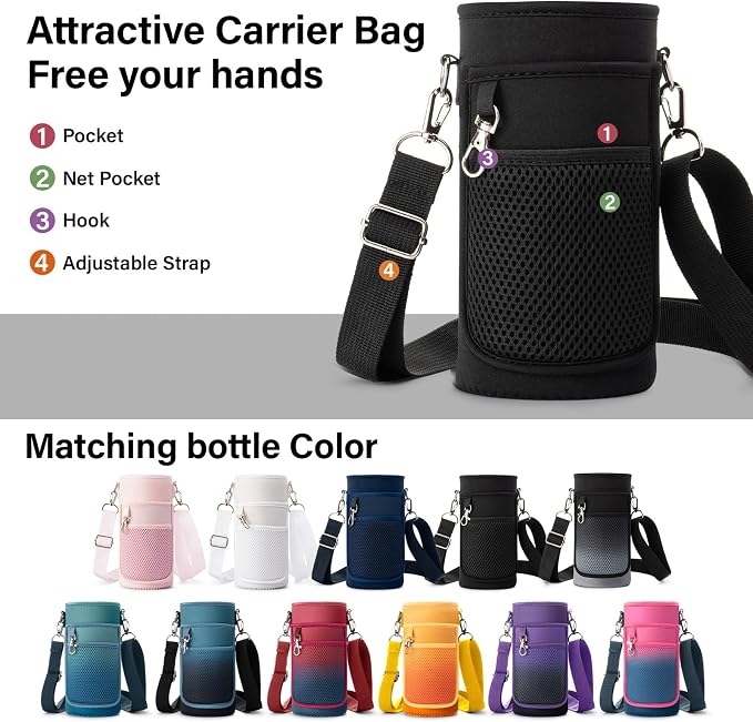 DYSANKY Insulated Water Bottle | Thickened Stainless Steel Vacuum Metal | - Image 5