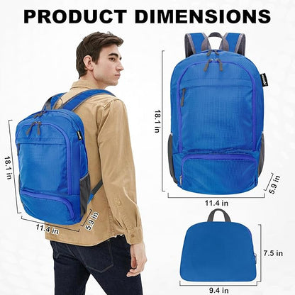HOLYLUCK 20L Lightweight Packable Hiking Daypack Foldable Backpack - Image 2