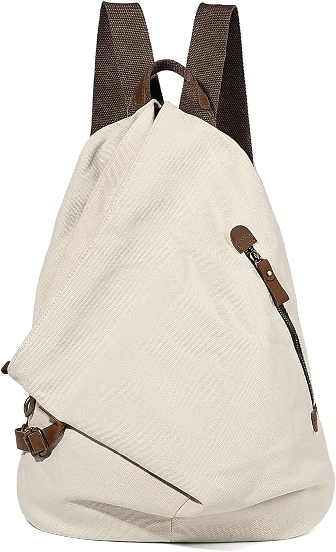 KL928 Canvas Vintage Backpack – Large Casual Daypack Outdoor Travel Rucksack by KL928