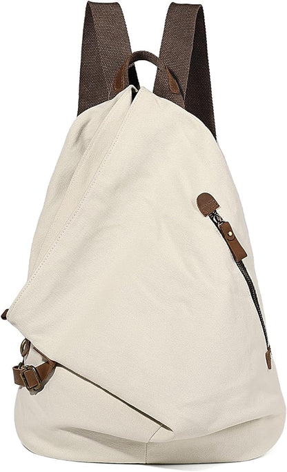 KL928 Canvas Vintage Backpack – Large Casual Daypack Outdoor Travel Rucksack by KL928