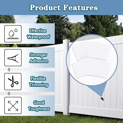 Vinyl Siding Repair Patch Kit, Vinyl Siding Repair Kit Self-Adhesive Vinyl - Image 3