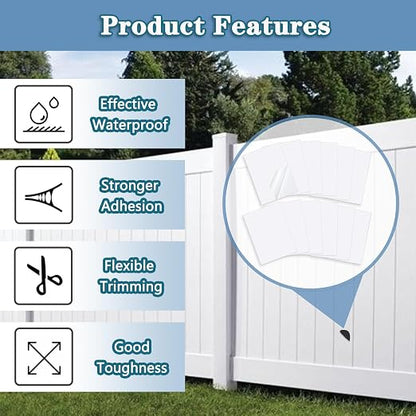 Vinyl Siding Repair Patch Kit, Vinyl Siding Repair Kit Self-Adhesive Vinyl - Image 3