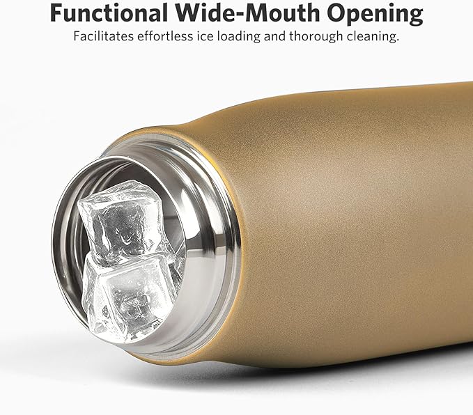 Water Bottle with Portable Lid Metal Vacuum Insulated Stainless Steel | - Image 2