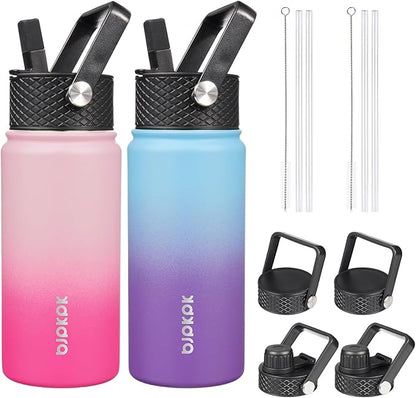 BJPKPK 2 Pack Insulated Water Bottles by BJPKPK