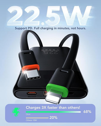 VEGER Portable Charger, Ultra Slim 22.5W Fast Charging - Image 3
