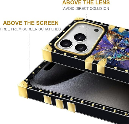 for iPhone 17 Pro Case Luxury Golden Decoration - Image 7