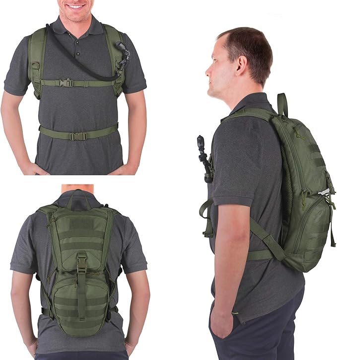 Unigear Tactical Hydration Packs Backpack 1050D - Image 5