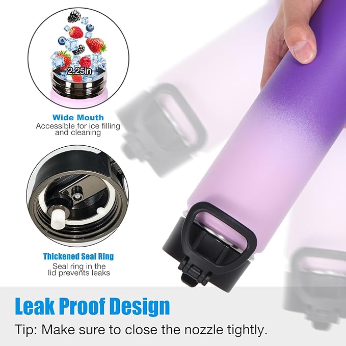 Volhoply 24 Ounce Insulated Water Bottle - Image 4