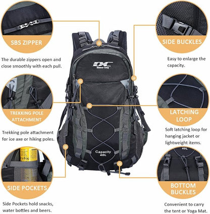 Diamond Candy Waterproof Hiking Backpack - Image 2