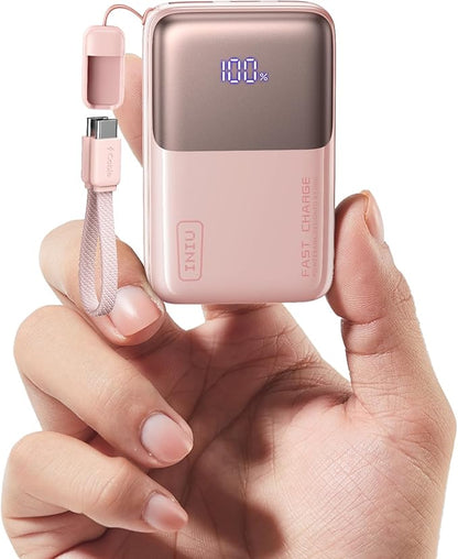 INIU Pocket Size Portable Charger, Ultra Small 10000mAh 45W PD Power Bank by INIU