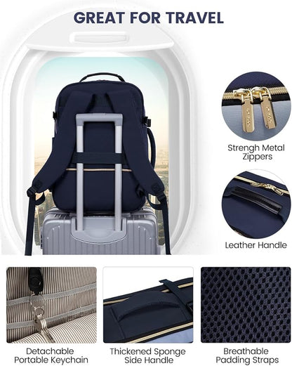 LOVEVOOK 40L Travel Backpack for Women & Men, Airline Approved Carry On Luggage - Image 8