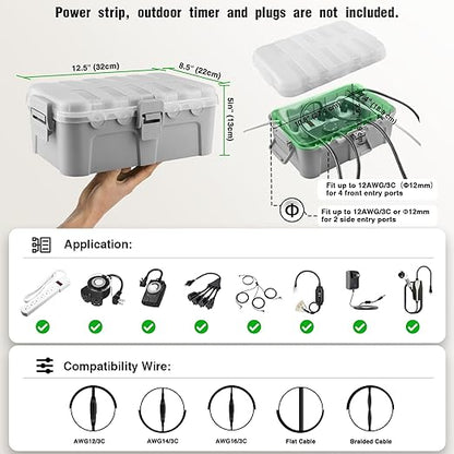 Flemoon Large Outdoor Electrical Box - Image 3