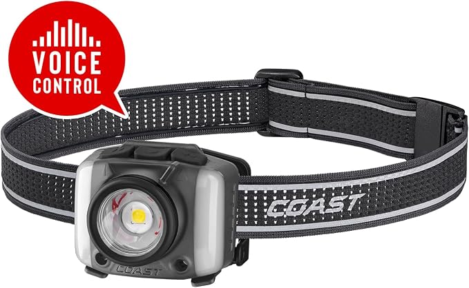 Coast FL97R Voice-Controlled 1200 Lumen Rechargeable LED Headlamp - Image 2
