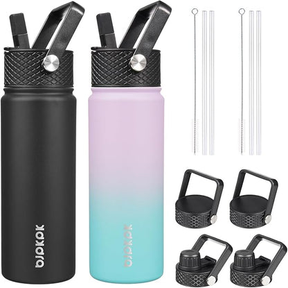 BJPKPK 2 Pack Insulated Water Bottles by BJPKPK