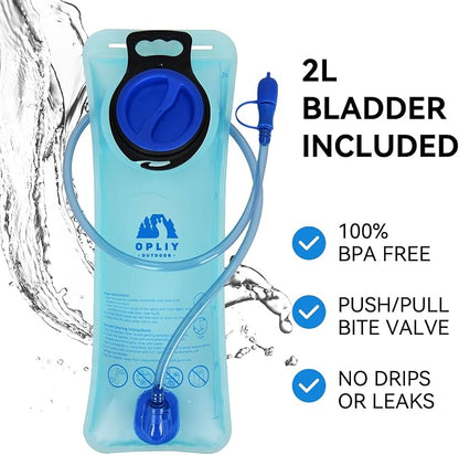 Hydration Backpack with 2L Water Bladder – Lightweight & Durable - Image 4