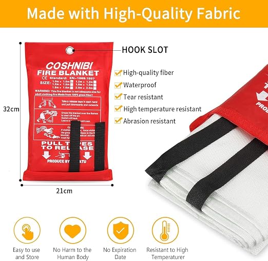COSHNIBI Emergency Fire Blanket - Image 3