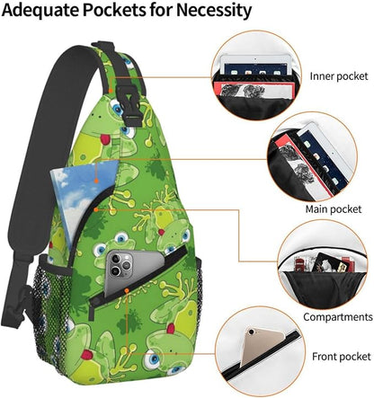 Cute Frog Sling Bag For Women & Men - Image 4