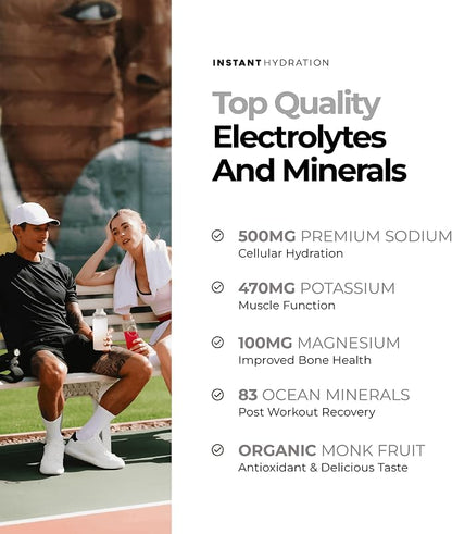 Instant Hydration Sugar Free Electrolytes Powder Packets Variety Pack - Image 4