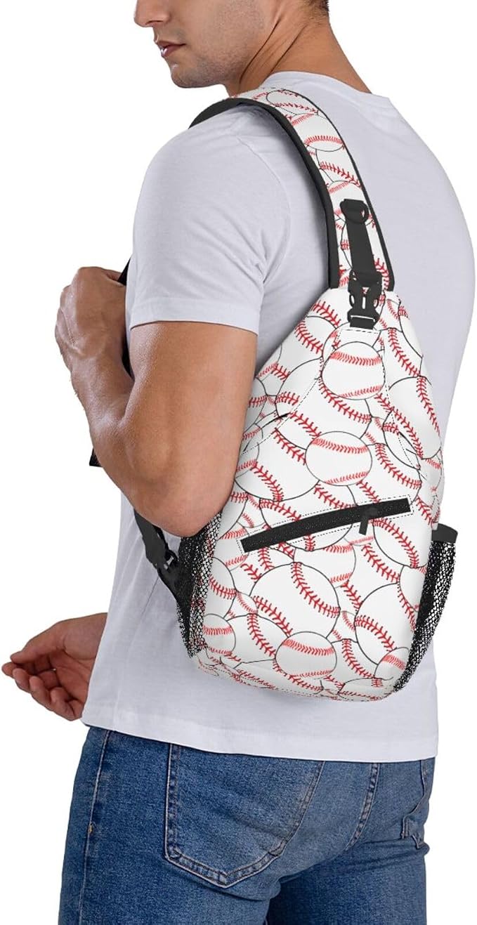 Sling Backpack For Men Hiking Daypack Crossbody Shoulder Bag Travel Chest Pack - Image 5