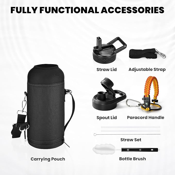 RAYMYLO Insulated Water Bottle 32 oz, Triple Wall Vacuum Stainless Steel - Image 5