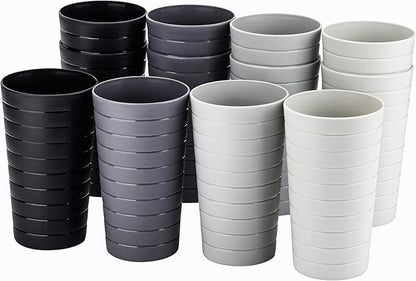 KX-WARE Mixed Drinkware 22-ounce Plastic Tumblers/Drinking Glasses/Party by KX-WARE