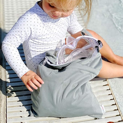ALVABABY 2pcs Cloth Diaper Wet Dry Bags Waterproof Reusable - Image 8