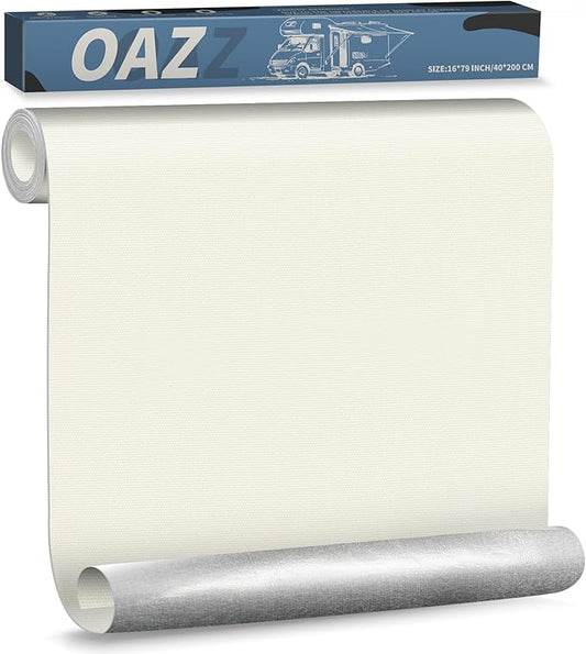 OAZ 16 x 79 inch Canvas Repair Patches Canvas Fabric Patch Self-Adhesive Fabric by OAZ
