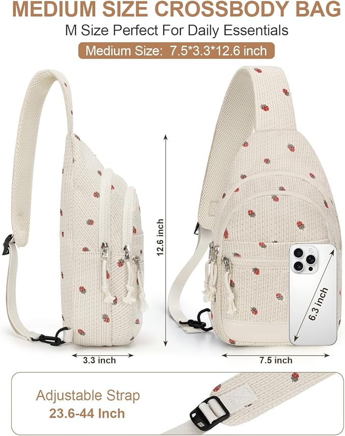 Capolo Sling Bag for Women Men Waterproof Crossbody Bags for Women Trendy - Image 3