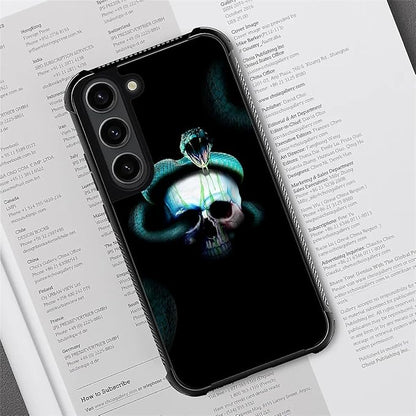 for Samsung Galaxy S23 Plus Case, Skeleton Winding Snake Pattern Graphic Design - Image 4
