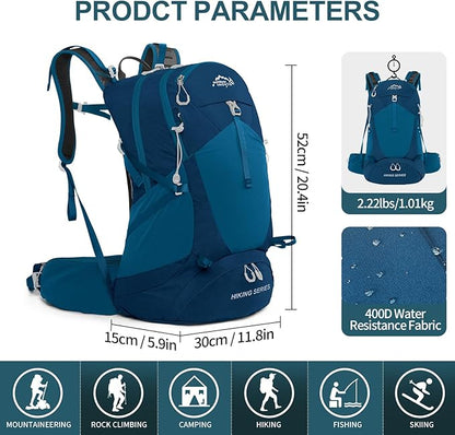 IX INOXTO Hiking Backpack, 26L/40L Waterproof Hiking Daypack - Image 2
