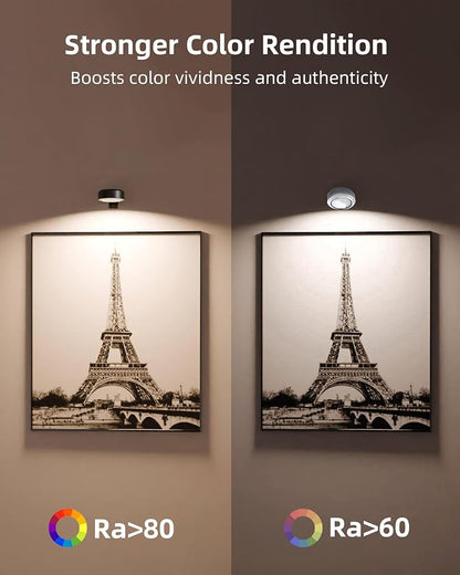 EZVALO Picture Lights for Wall, 2000mAh Rechargeable Battery Magnetic Poster - Image 8