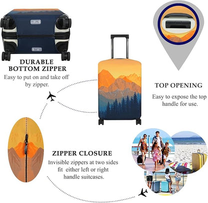 Explore Land Travel Luggage Cover Suitcase Protector Fits 18-22 Inch Case - Image 3