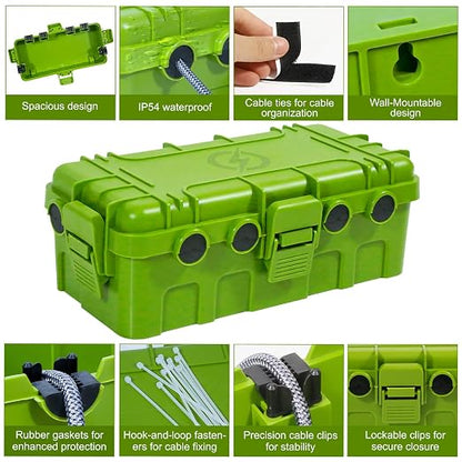 Outdoor Electrical Box Waterproof, OUTDSPLY Medium Outdoor Electrical Boxw/ 6 - Image 6