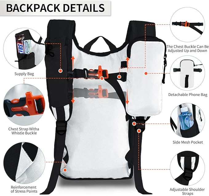 Hiking Backpack 10L/15L Small Daypack Lightweight Packable Travel Foldable - Image 5