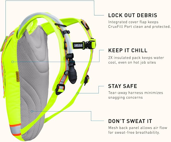 CamelBak Hi-Viz 85oz Hydration Reservoir Industrial Pack - Image 6