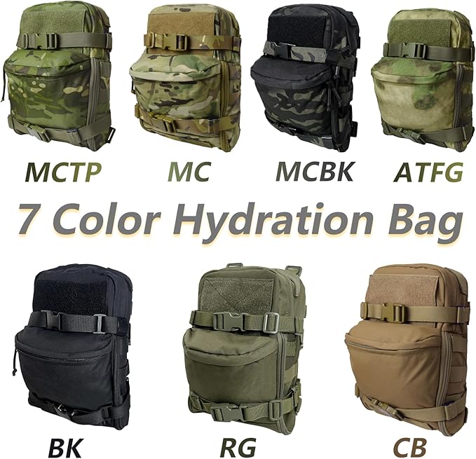 Tactical Hydration Backpack for 2L Hydration Bladder, Lightweight Hydration - Image 7