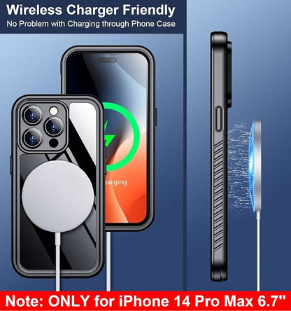 SPIDERCASE Only Designed for iPhone 14 Pro Max Case Waterproof Full Body - Image 7