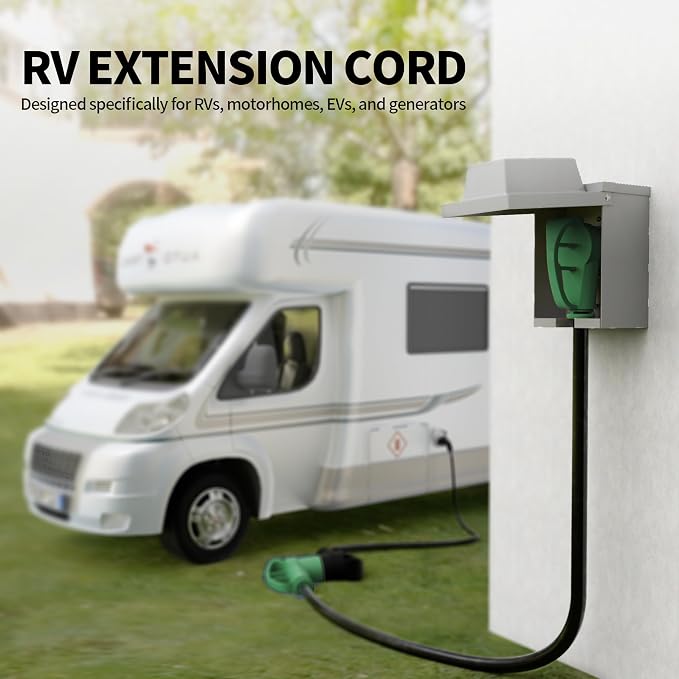 POWGRN 30 Amp RV Extension Cord 100 FT Outdoor - Image 7