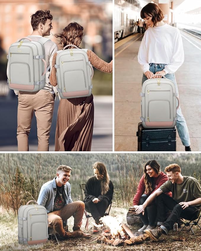 LOVEVOOK Travel Backpack For Women Flight Approved, 50L Large Carry On Backpack - Image 8