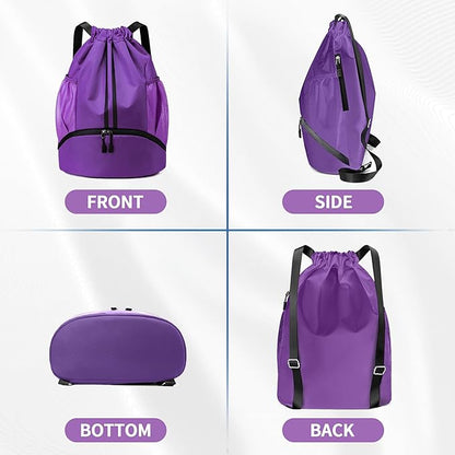 JELUTAR Drawstring Backpack Gym Bag - Image 6
