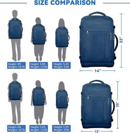 AREYTECO 60L Big Capacity Carry On Laptop Backpack Large Travel Backpack - Image 6