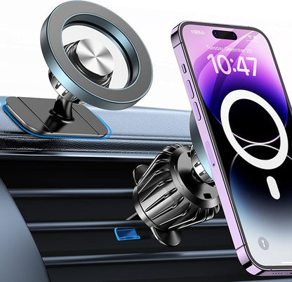 Kaistyle for Magsafe Car Mount【20 Strong Magnets】Magnetic Phone Holder for Car by Kaistyle